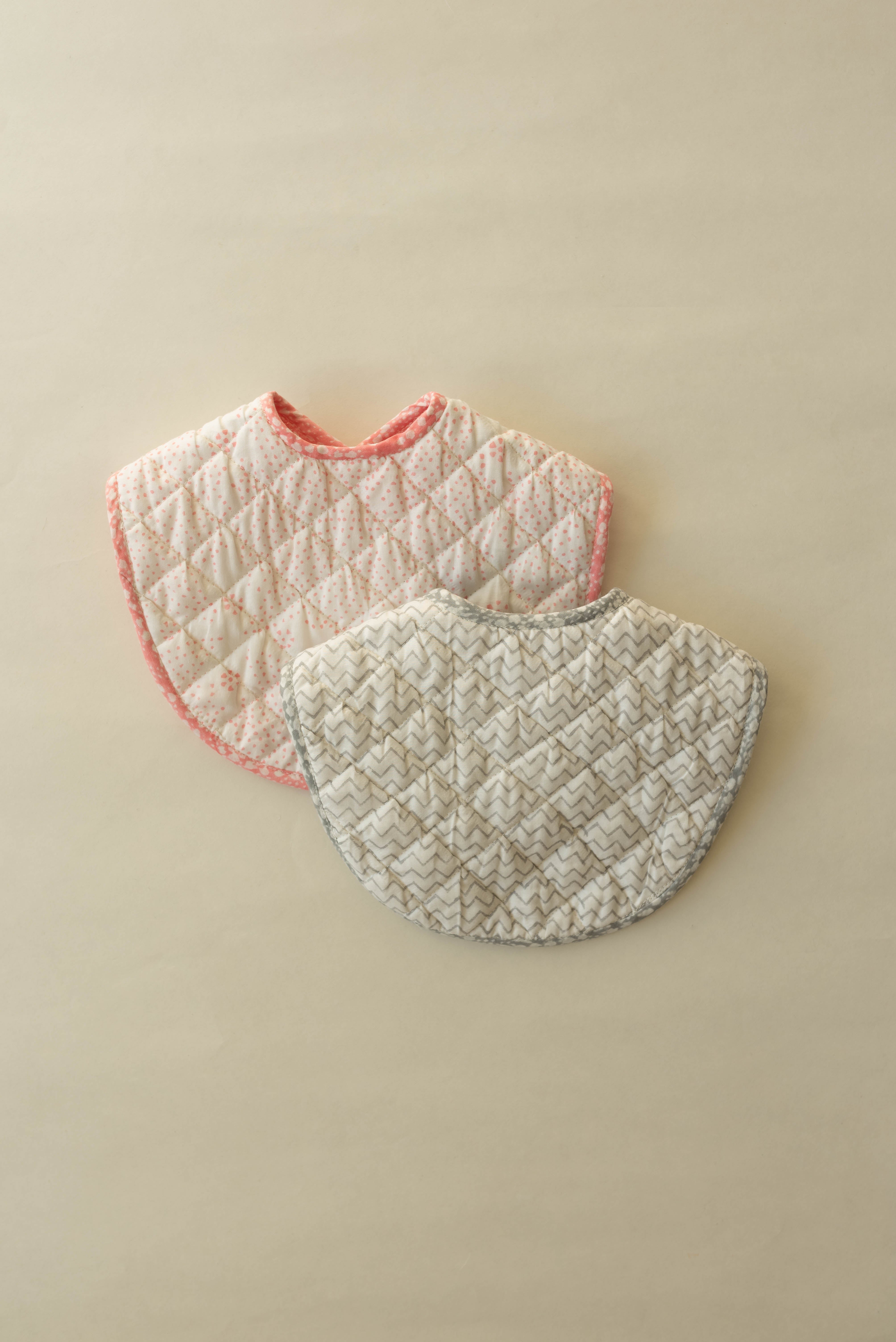 Bib Set of 2 - Sample Prints